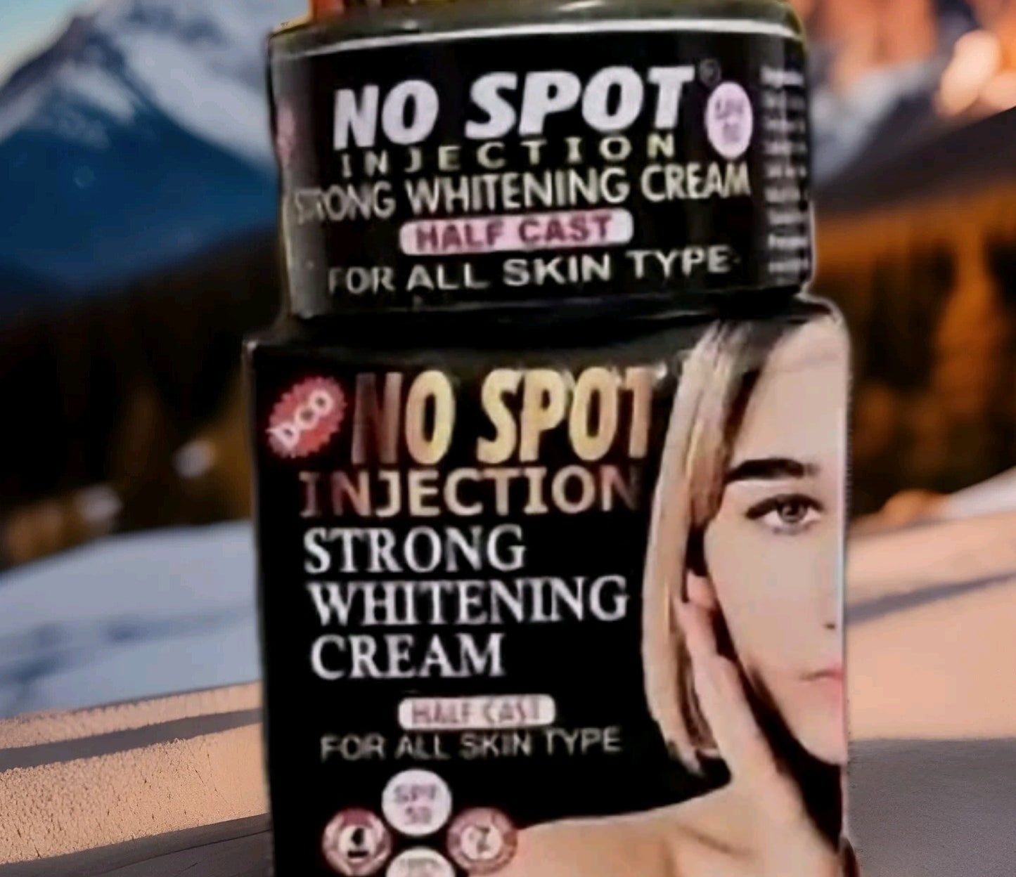 NO SPOT FACE CREAM PINK & BLACK ✅️