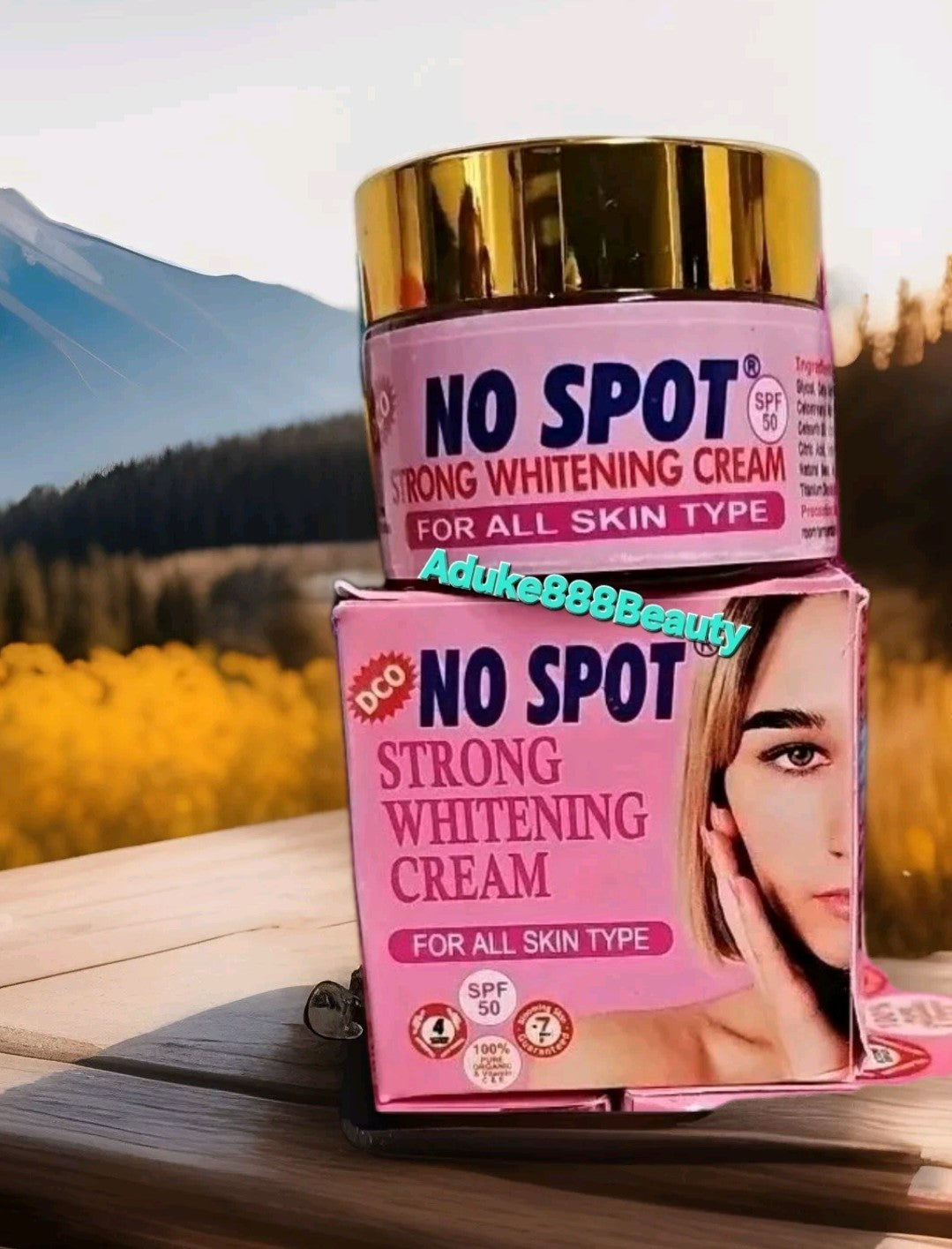 NO SPOT FACE CREAM PINK & BLACK ✅️