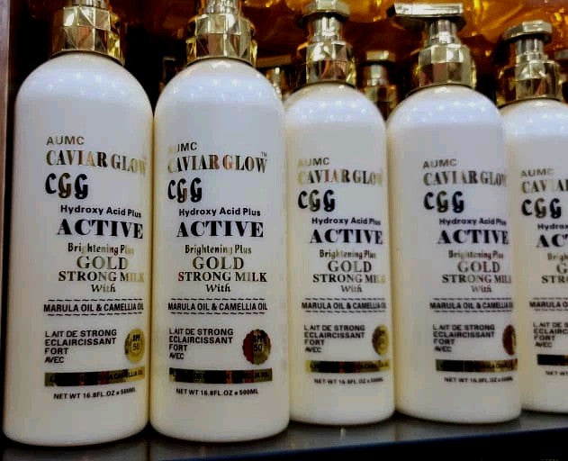 AUMC CAVIAR GLOW BRIGHTENING MILK GOLD 500ml