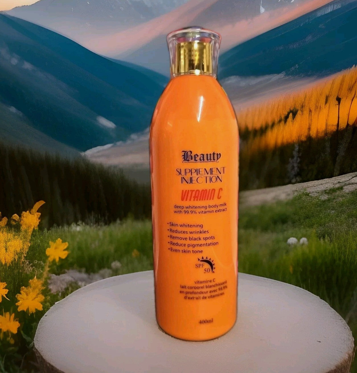 BEAUTY SUPPLEMENT INJECTION BODY MILK VITAMIN C 400ml