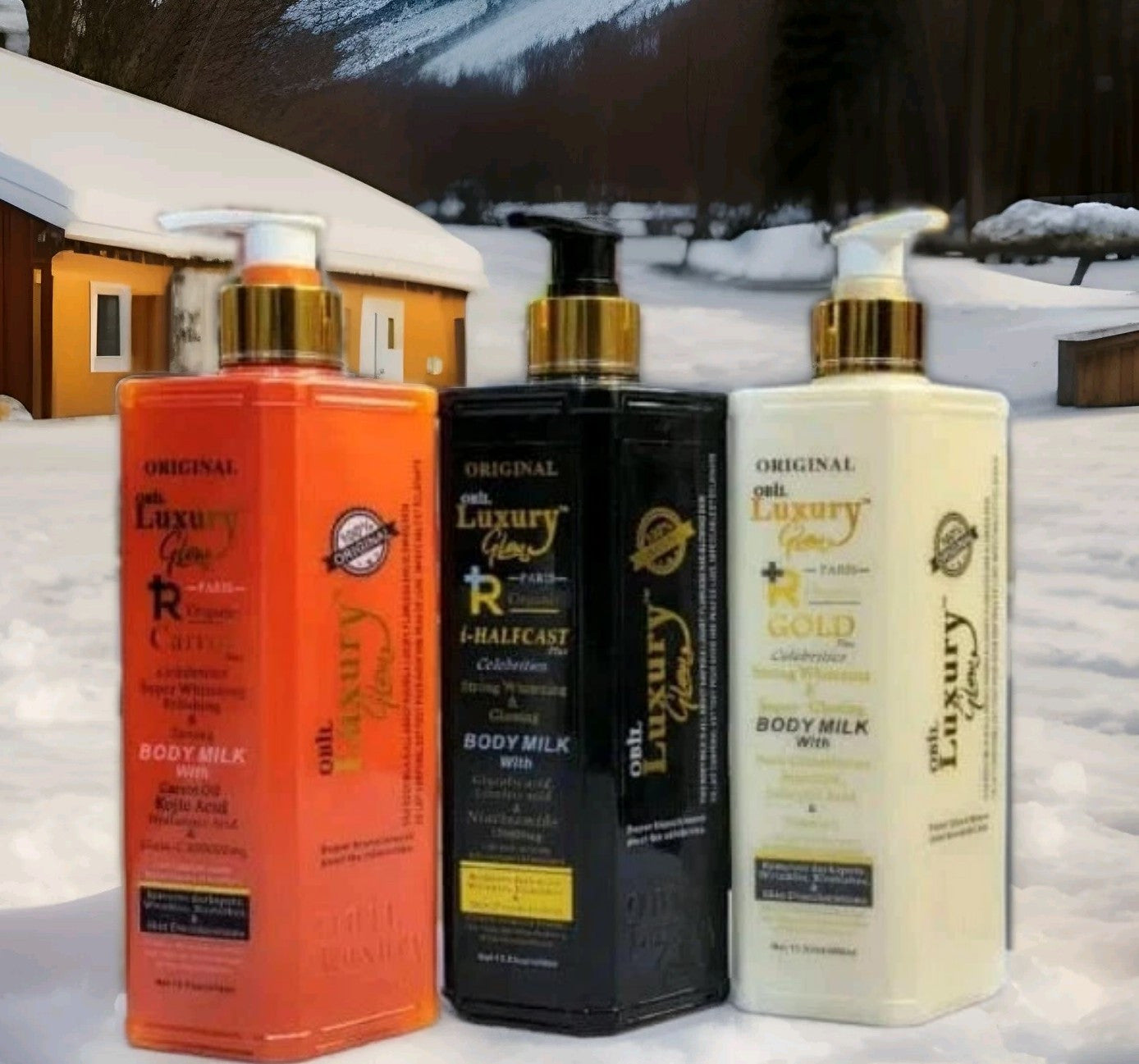 OBIL LUXURY GLOW PARIS WHITENING MILK GOLD