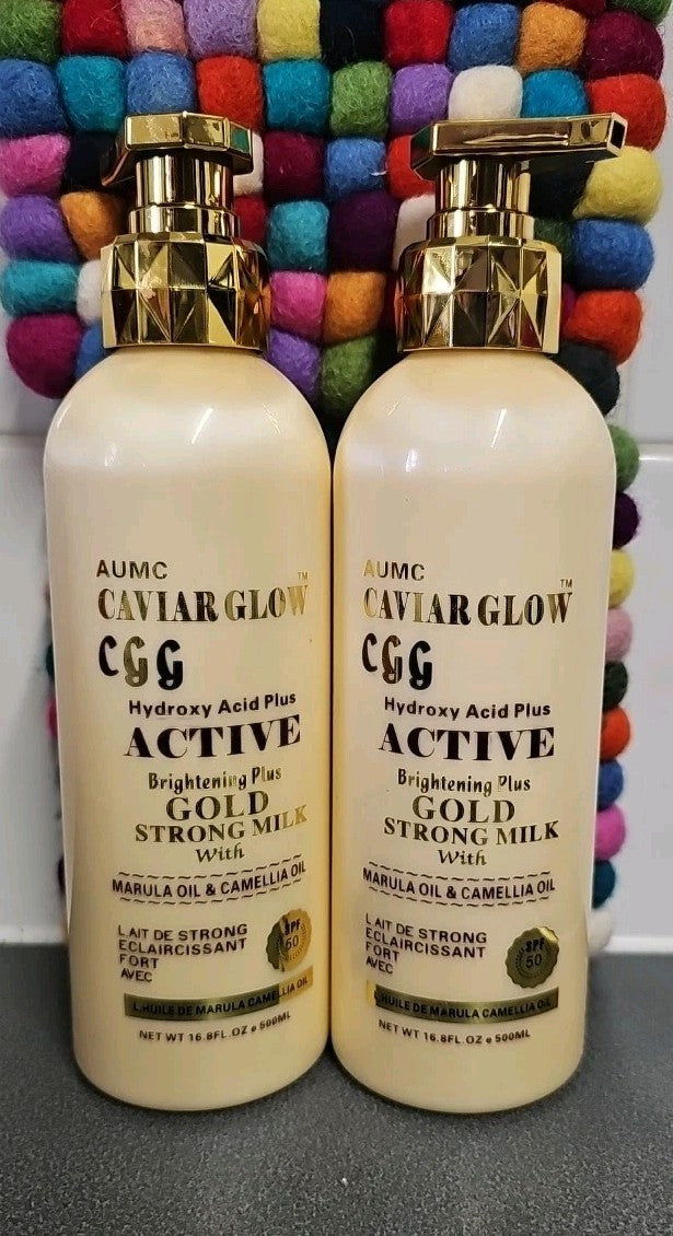 AUMC CAVIAR GLOW BRIGHTENING MILK GOLD 500ml