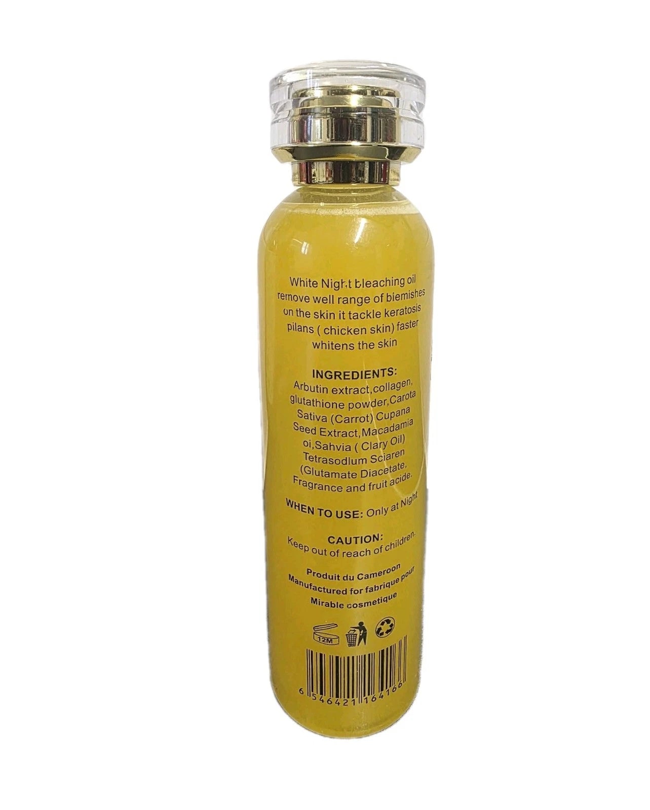 WHITE NIGHT BLEACHING OIL INTENSE WHITENING 250ml(night only)