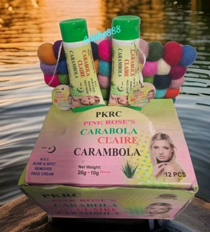 2PCS CARAMBOLA FACE CREAM (1 DAY CREAM & 1 NIGHT CREAM) PINK ROSE'S