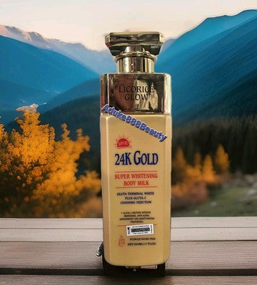 LICORICE GLOW 24k GOLD SUPER WHITENING BODY LOTION 500ml SPF50✅️