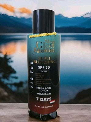 MEGA GLOW EGYPTIAN TIK TOK  SUPER BLEACHING LOTION 400ml SPF30