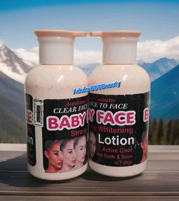 BABYFACE STRONG WHITENING LOTION CLEAR FACE TO FACE✅️