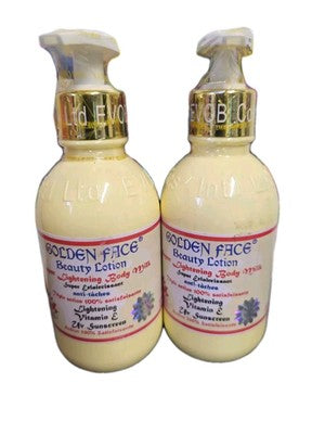 GOLDEN FACE SUPER LIGHTENING BODY MILK 250ml✅️