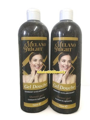 MELANO BRIGHT GEL DOUCHE EXFOLIANT & LIGHTENING SHOWER GEL ECLAIRCISSANTE 760ml✅