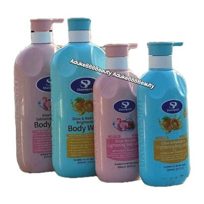 SKEENPOINT GLOW & RADIANCE BRIGHTENING BODY WASH (BLUE) 1000ml✅️