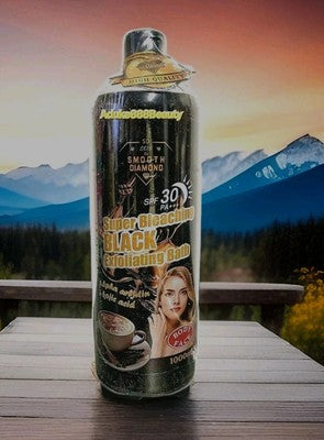SMOOTH DIAMOND SUPER WHITENING BLACK EXFOLIATING BATH  1000ml SPF30✅️