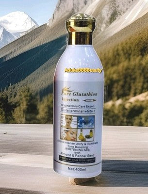 PURE GLUTATHIONE INJECTION GLUTA TERMINAL WHITENING MILK ALMOND EXTRACT 400ml✅️