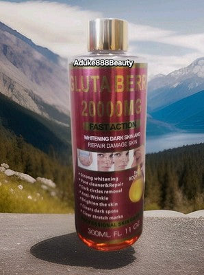 GLUTA BERRY 20000MG BODY  CORRECTION OIL FAST ACTION 300ml SPF45✅️