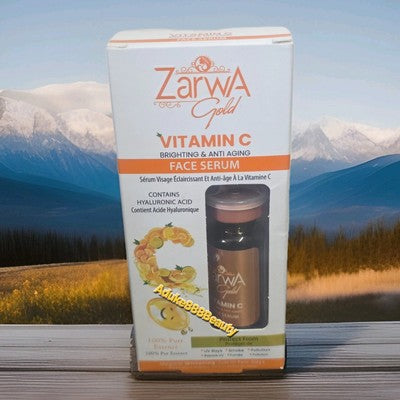 ZARWA GOLD AMPOULE VITAMIN C FACE SERUM MAGICAL WHITENING✅️