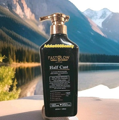 FAST GLOW HALFCASTE SUPER WHITENING BODY LOTION 500ml SPF50