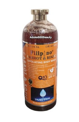 ORIGINAL FILIPINO CARROT & KOJIC EXFOLIATING BODY WASH Q10 1000ml SPF45✅️