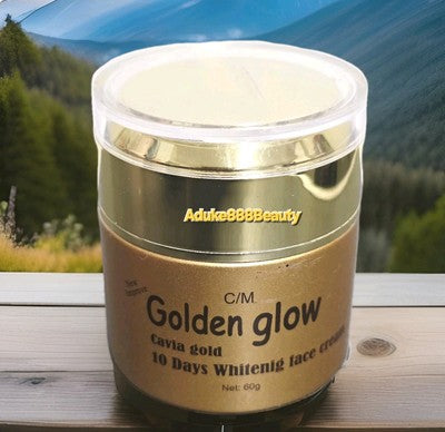 GOLDEN GLOW EXTRA WHITENING FACE CREAM CAVIA GOLD 60g✅️