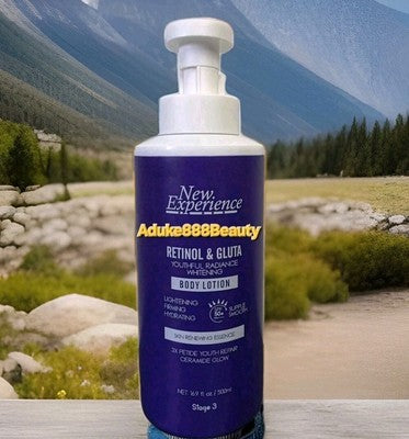 NEW EXPERIENCE STAGE3 RETINOL & GLUTA BODY LOTION 500ml SPF50
