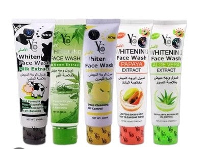 YC WHITENING FACE WASH WITH NATURAL EXTRACTS 100ml✅️