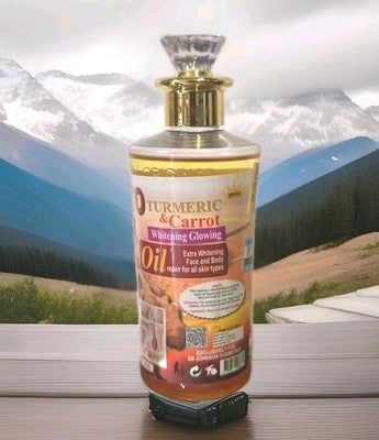 PURE MOLATO BOOSTER WHITE OIL TUMERIC & CARROT 250ml SPF50