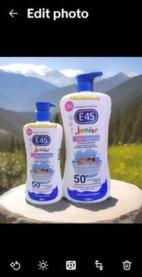 2PC SET E45 JUNIOR TEEN MOISTURIZING BODY WASH & BODY LOTION SPF50✅️
