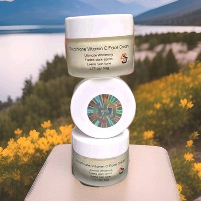 ORIGINAL GLUTATHIONE VITAMIN C FACE CREAM ULTIMATE WHITENING LUXURY 50g✅️
