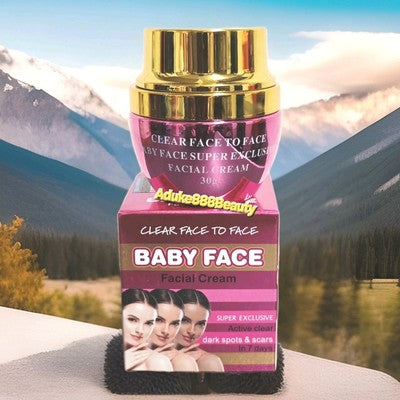 BABYFACE SUPER EXCLUSIVE FACE CREAM CLEAR FACE TO FACE 30g SPF15✅️