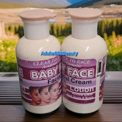BABYFACE FACIAL CREAM WHITENING LOTION CLEAR FACE TO FACE✅️