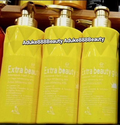G-MOON EXTRA BEAUTY GLOW EXTENSIVE HALFCAZT CARROT OIL WHITENING LOTION  500ml✅️