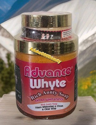 ADVANCE WHYTE RICH AUNTY SOAP 2in1 FACE & BODY EXTRA WHITENING MOLATO 500g✅️