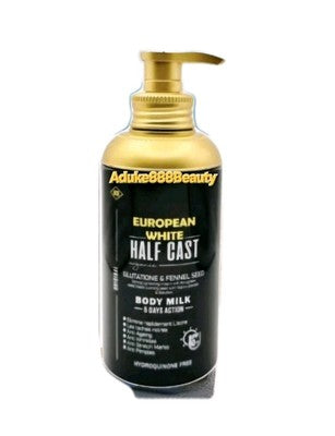 EUROPEAN WHITE HALCAST LOTION GLUTATHIONE & FENNEL SEED 500ml✅️