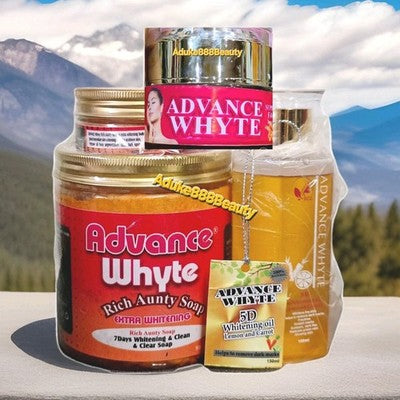 3PC ADVANCE WHYTE RICH AUNTY SOAP + FACE CREAM + ADVANCE WHYTE OIL✅️