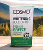 COSMO WHITENING ROLL-ON DEO FRESH BREEZE ANTI-PERSPIRANT ANTI- STAIN 50ml✅️