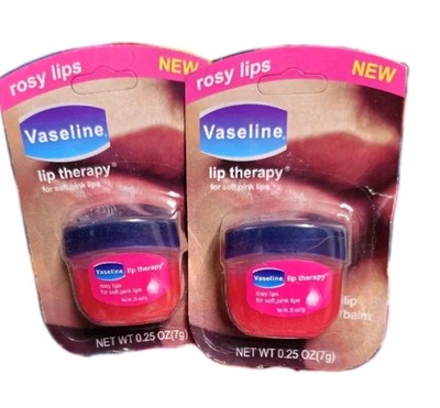 2PCS ORIGINAL VASELINE LIP THERAPY ROSY LIPS