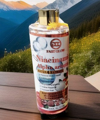 FAST GLOW NIACINAMIDE & ALPHA ARBUTIN SUPER WHITENING OIL 300ml