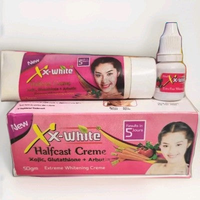 Xx-WHITE EXTREME WHITENING TUBE CREAM + OIL. ✅️
