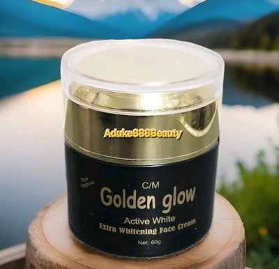 GOLDEN GLOW EXTRA WHITENING FACE CREAM ACTIVE WHITE 60g✅️