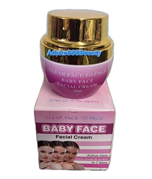 BABY FACE FACIAL CREAM CLEAR FACE TO FACE 30g SPF15