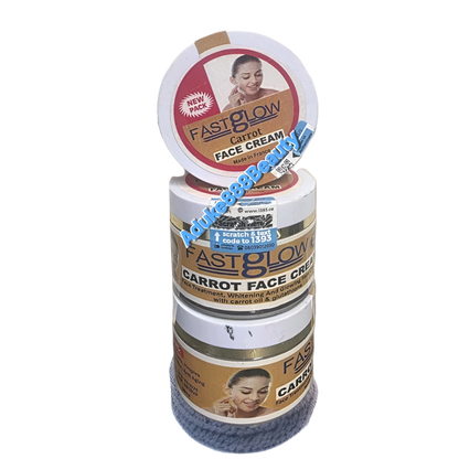FAST GLOW HALFCASTE WHITENING FACE CREAM CARROT