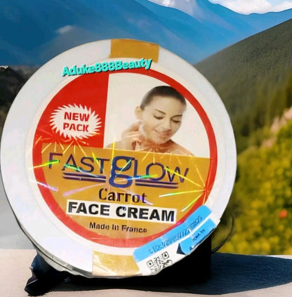 FAST GLOW HALFCASTE WHITENING FACE CREAM CARROT