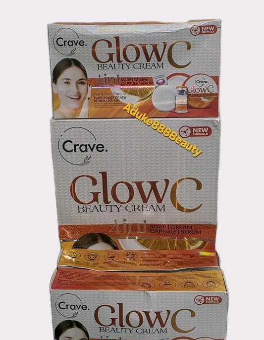 CRAVE GLOW C FACE CREAM 4in1 WHITENING FORMULA