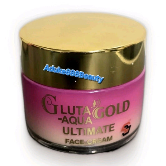 GLUTA GOLD AQUA ULTIMATE WHITENING FACE CREAM (LUXURY IN A JAR) 100g