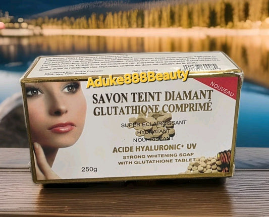 SAVON TEINT DAMANT  GLUTATHIONE COMPRIME STRONG WHITENING SOAP 250g