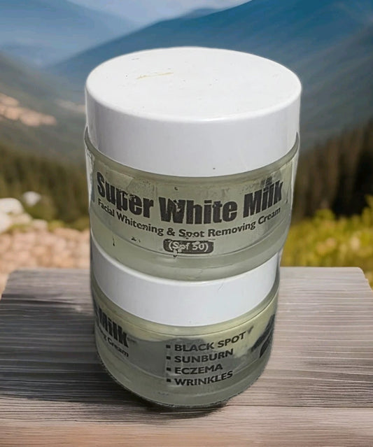 SUPER WHITE MILK WHITENING FACE CREAM 30g SPF50