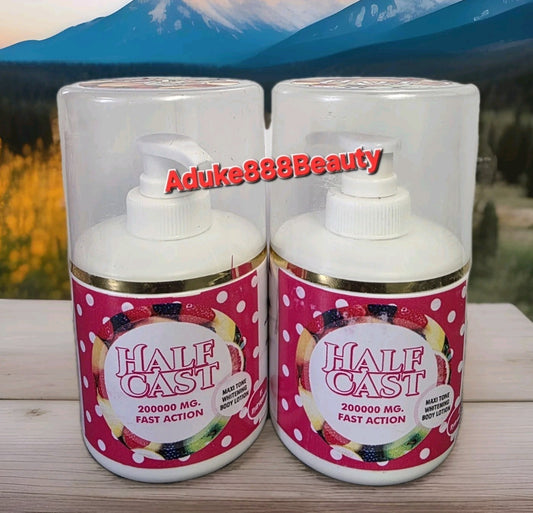 HALFCASTE 200000MG FAST ACTION STRONG WHITENING BODY LOTION 250ml✅️