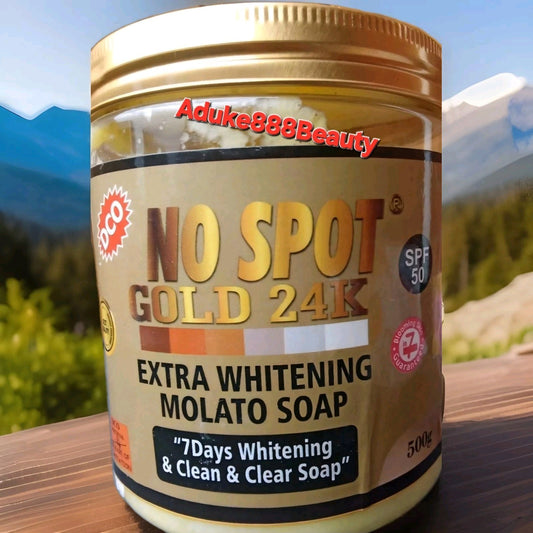 NO SPOT GOLD 24K EXTRA WHITENING MOLATO SOAP 500g